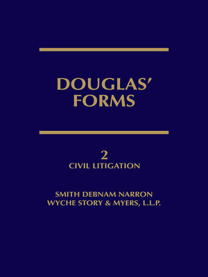 cover image of Douglas' Forms